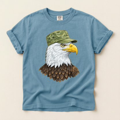 Eagle Army Cap - Ice Blue