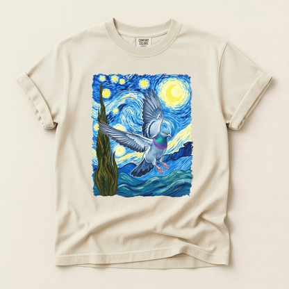 Starry Night Pigeon - Ivory