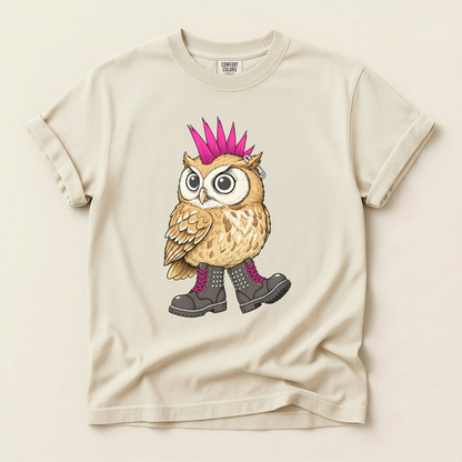 Punk Owl Boots - Ivory