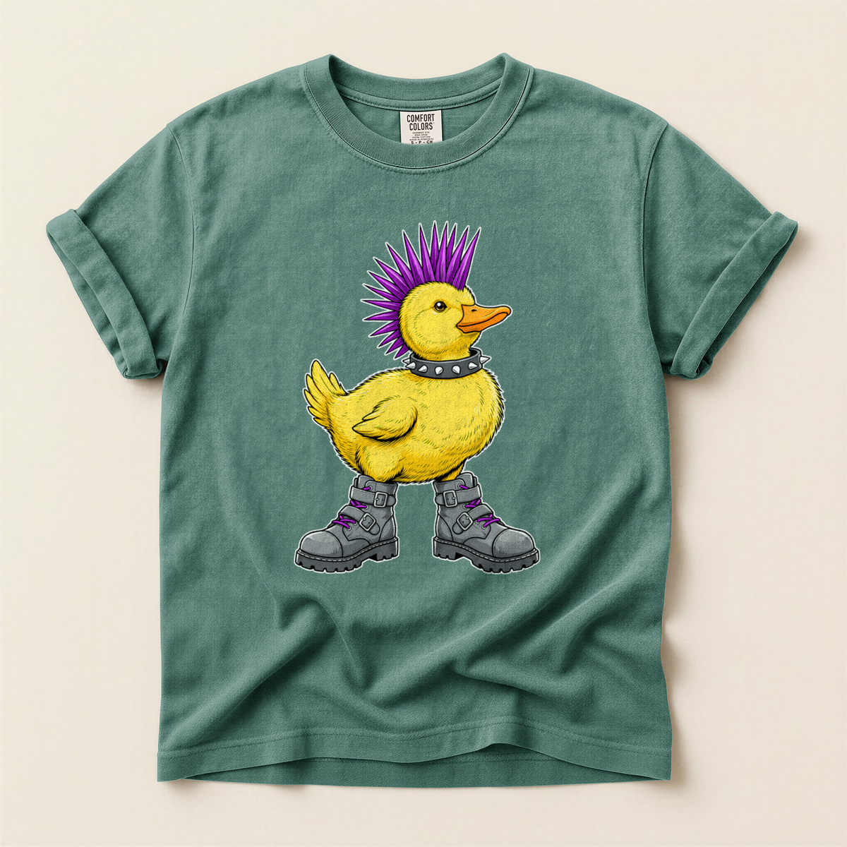 Punk Duckling Boots - Light Green
