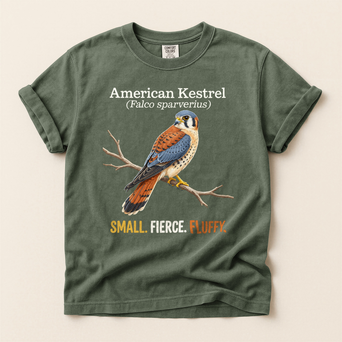 American Kestrel Fluffy - Moss