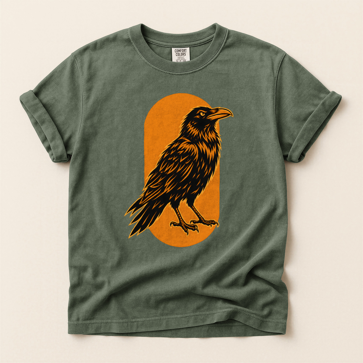 Crow Orange Panel - Moss