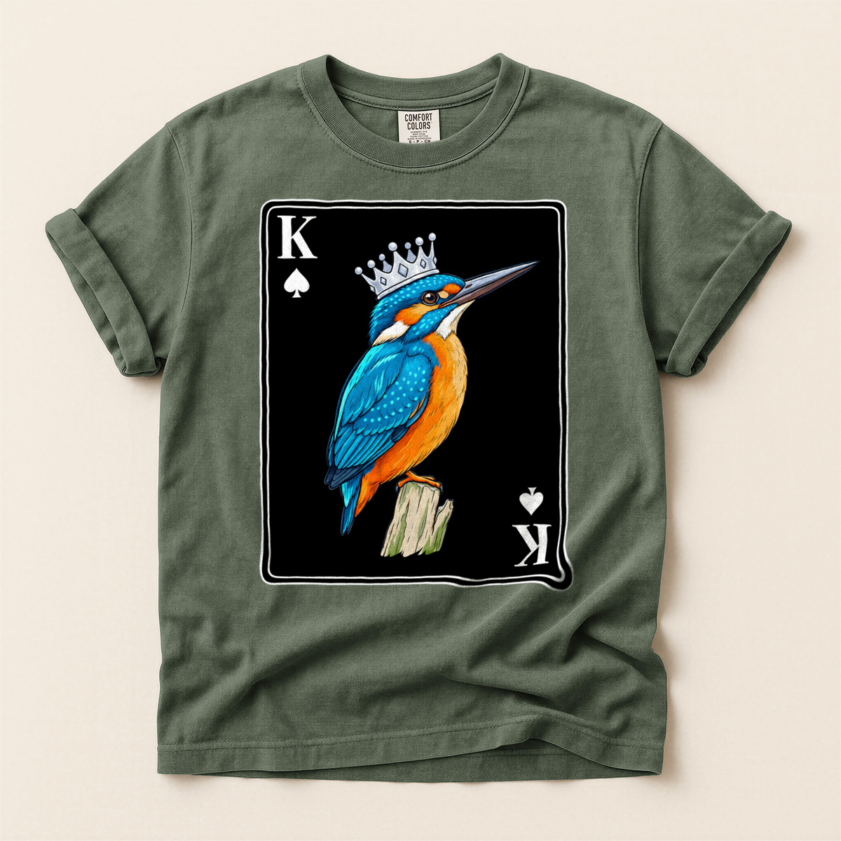 Kingfisher King Spades - Moss
