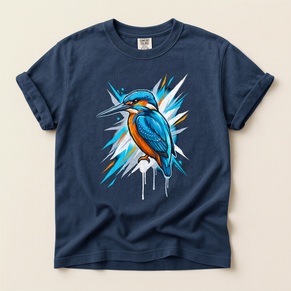 Kingfisher Street Art - Navy