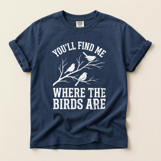 Find Me Birds - Navy
