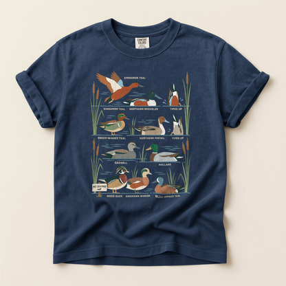 Duck Identification Chart - Navy
