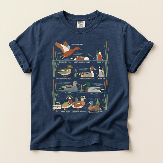 Duck Identification Chart - Navy