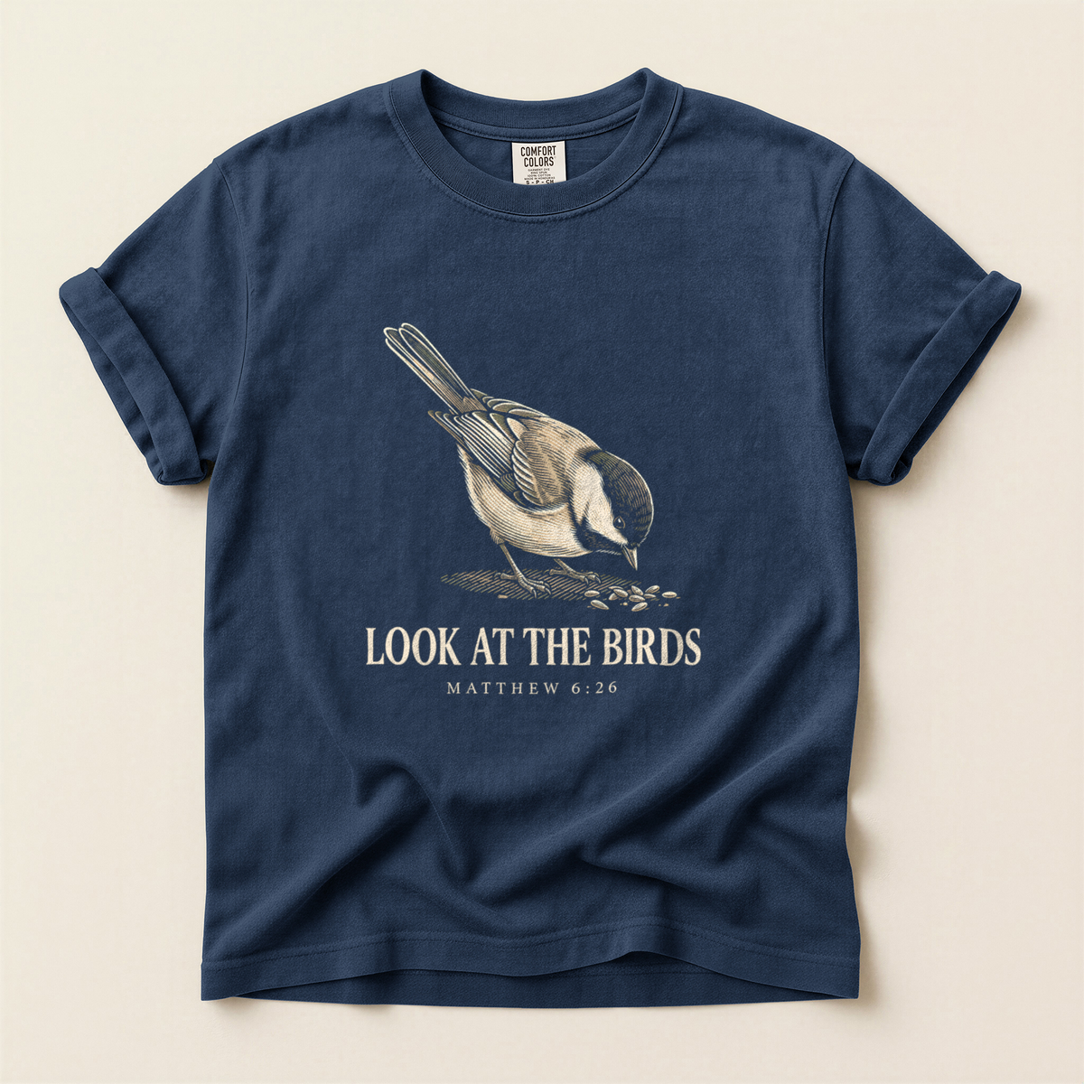 Look At Birds - Navy