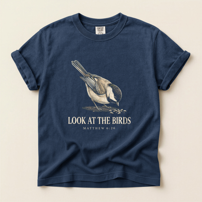Look At Birds - Navy