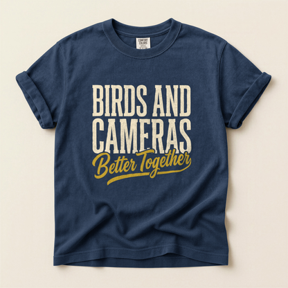 Birds Cameras Together - Navy