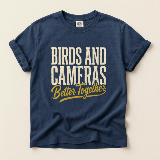 Birds Cameras Together - Navy