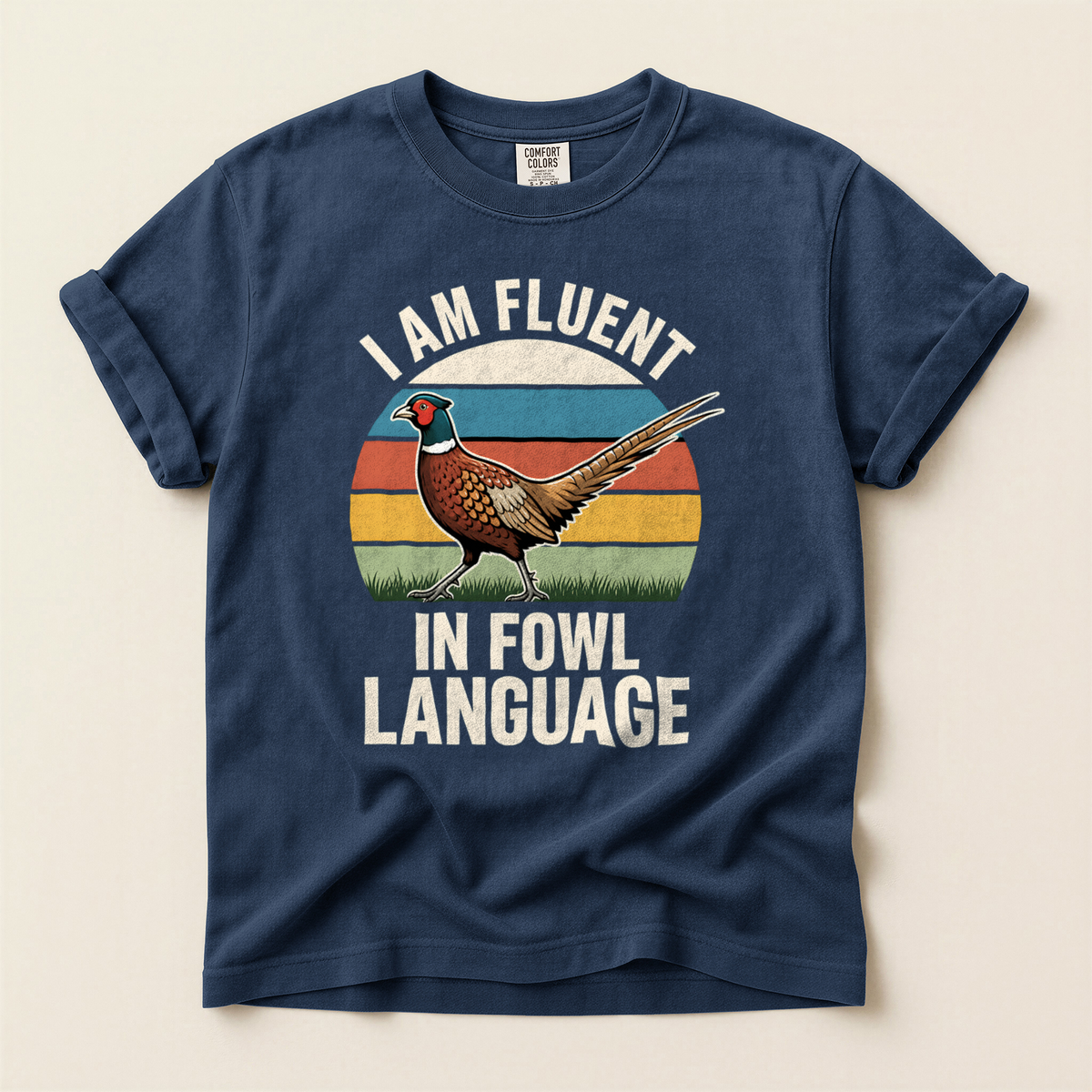 Fluent Fowl Language - Navy