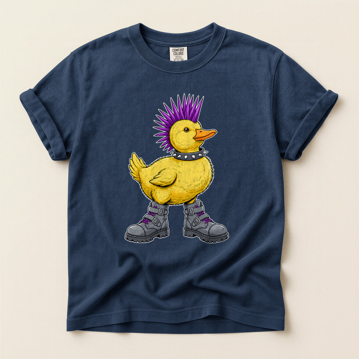 Punk Duckling Boots - Navy