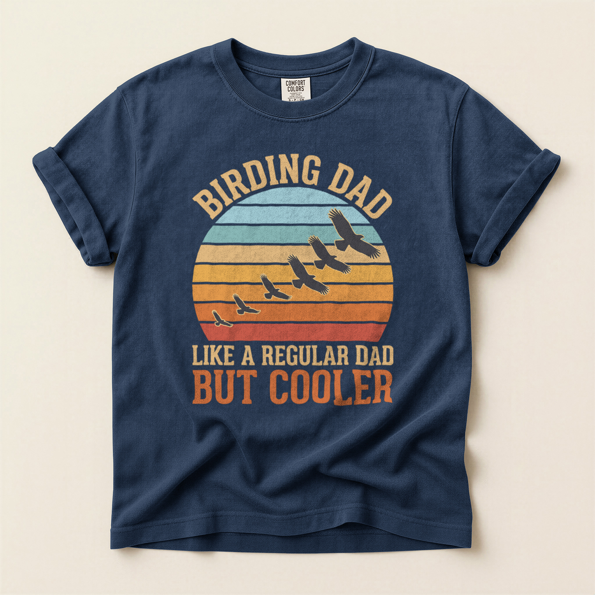 Birding Dad Cooler - Navy