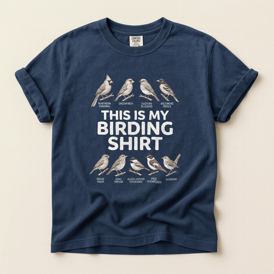 This Birding Shirt - Navy