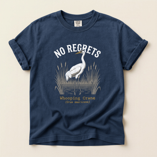 No Regrets Crane - Navy