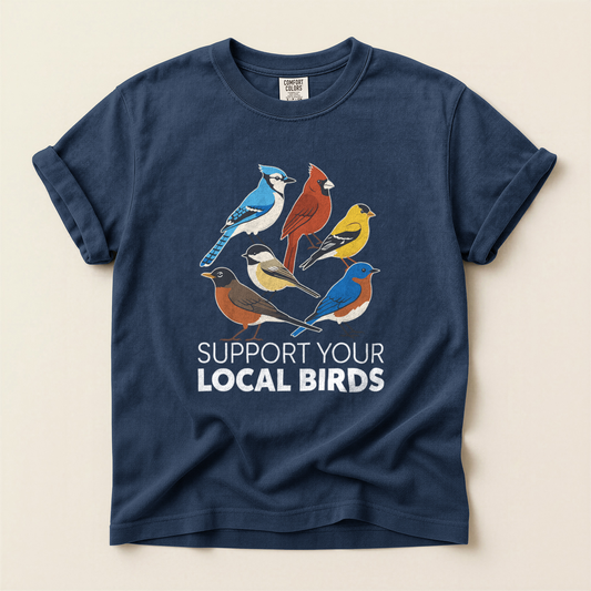 Support Local Birds - Navy