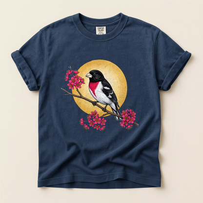 Grosbeak Cherry Blossom - Navy