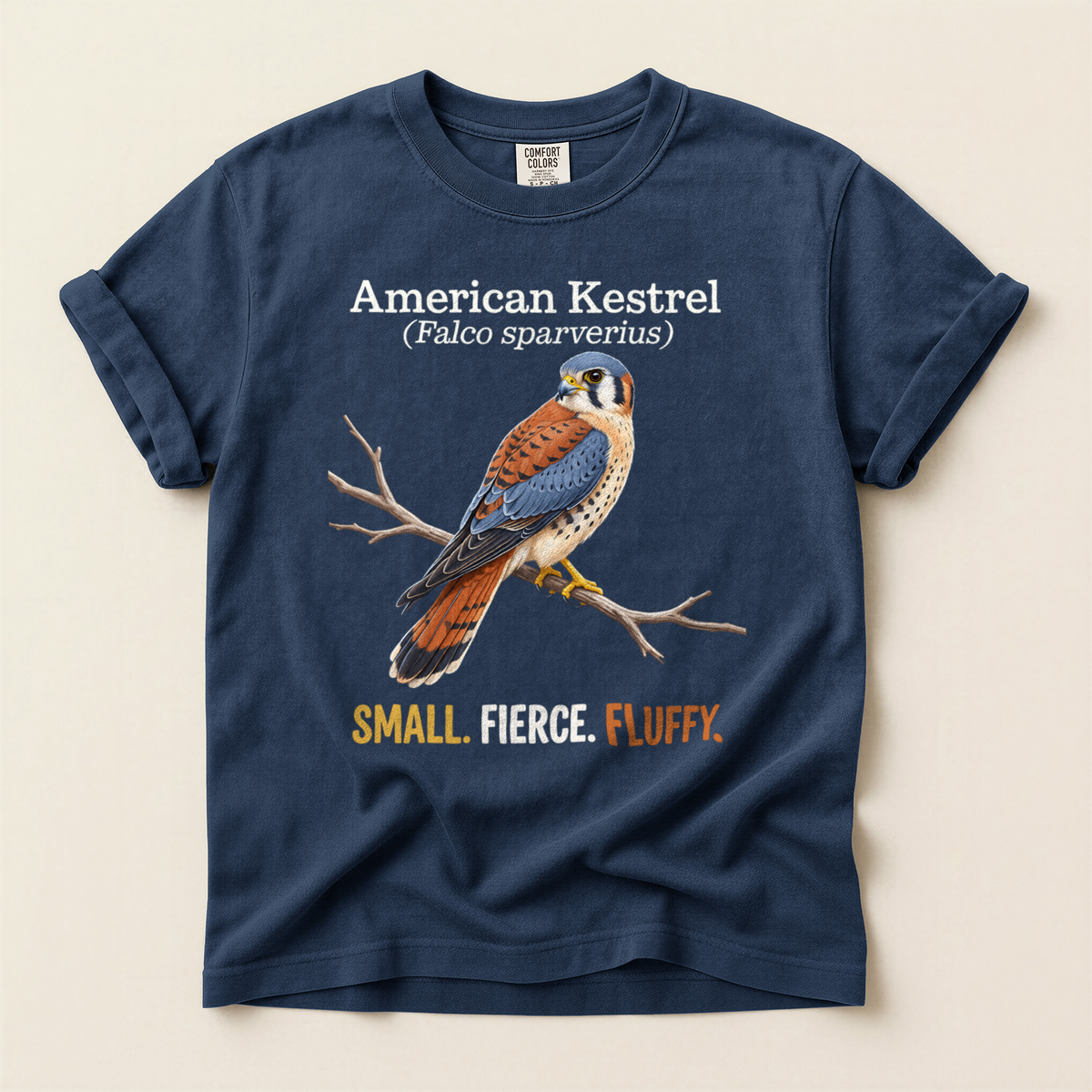 American Kestrel Fluffy - Navy