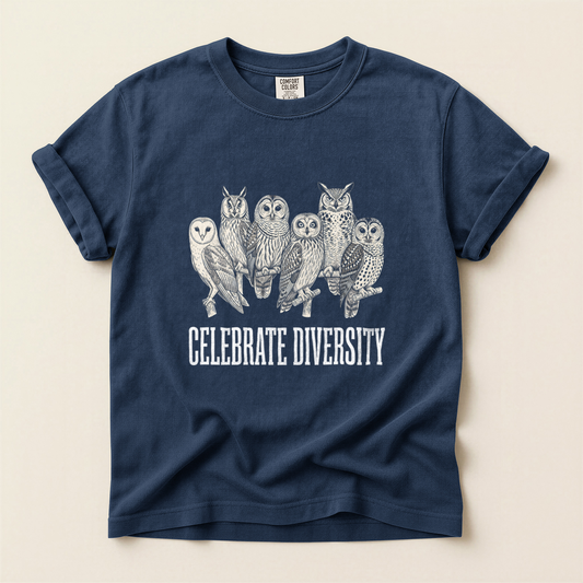 Owls Celebrate Diversity - Navy