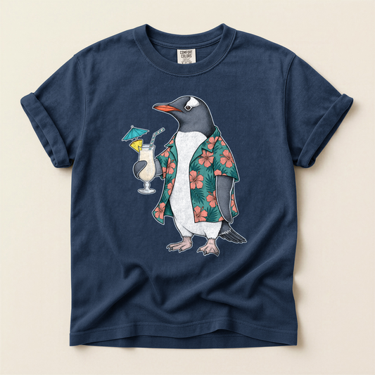 Penguin Holiday Cocktail - Navy