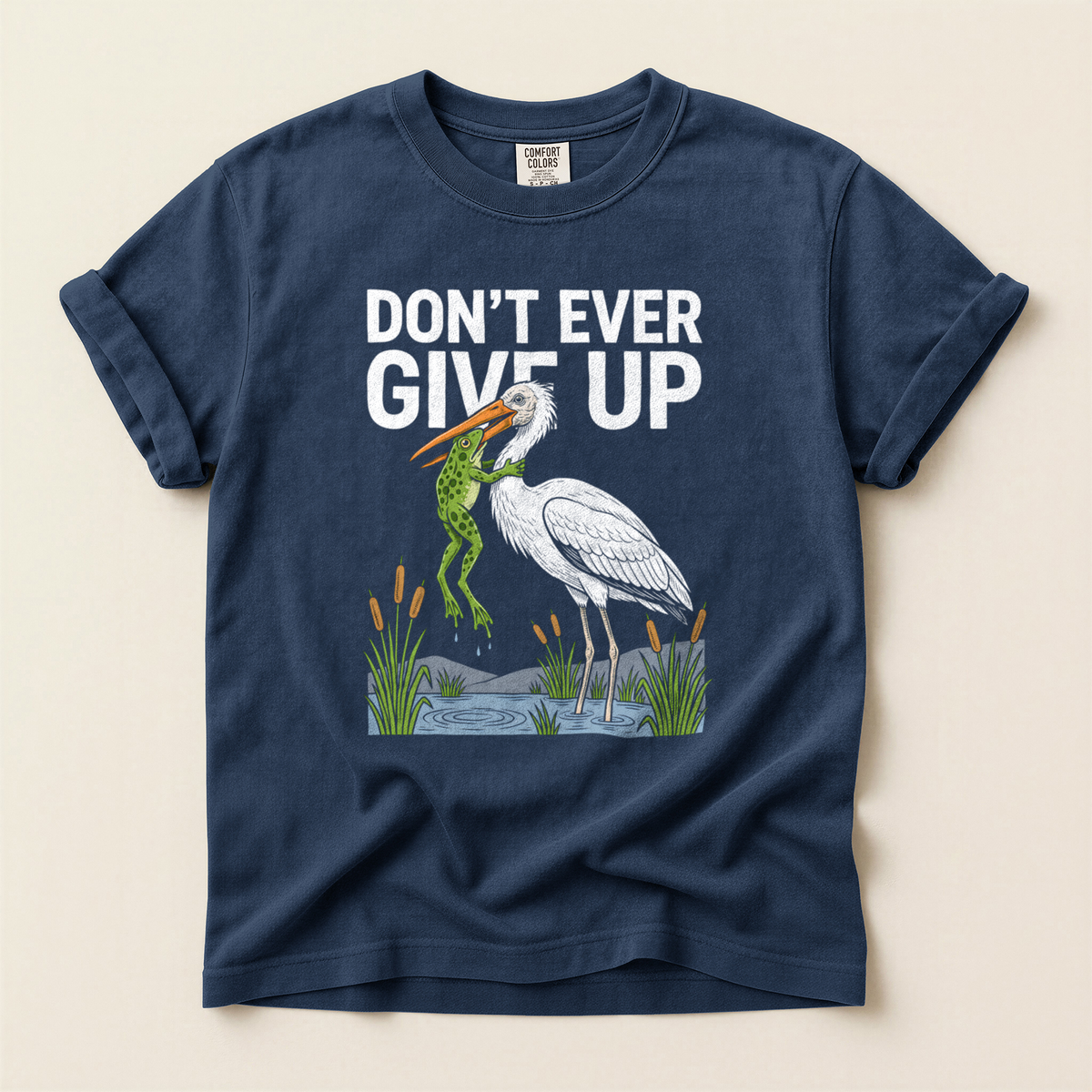 Dont Ever Give - Navy