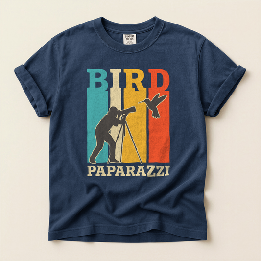 Bird Paparazzi Retro - Navy