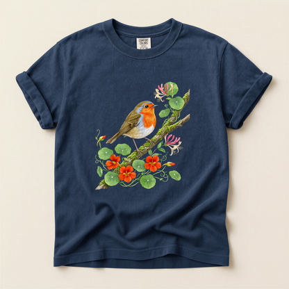 Robin Nasturtium Branch - Navy