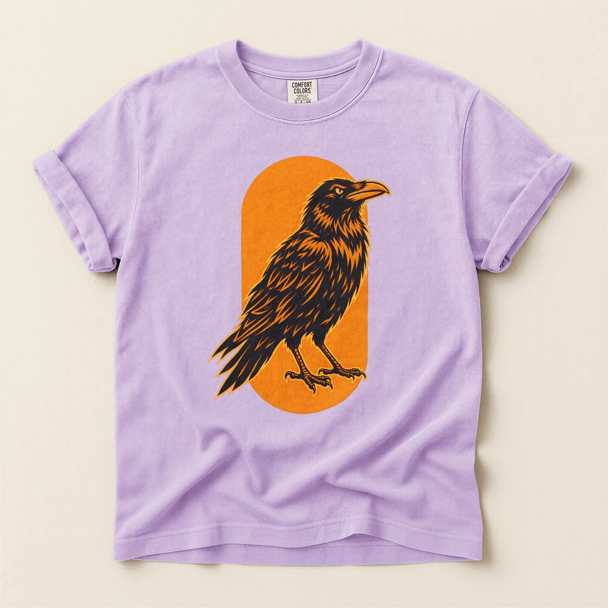 Crow Orange Panel - Orchid