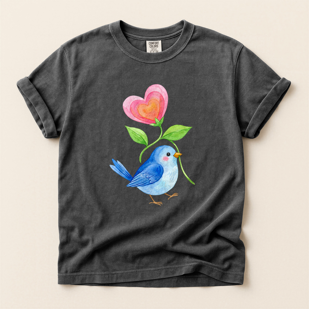 Bluebird Heart Flower - Pepper