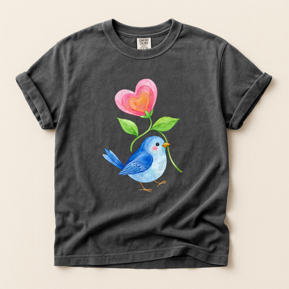 Bluebird Heart Flower - Pepper