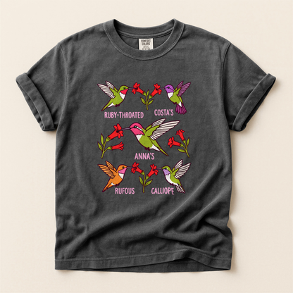 Hummingbird Species Chart - Pepper