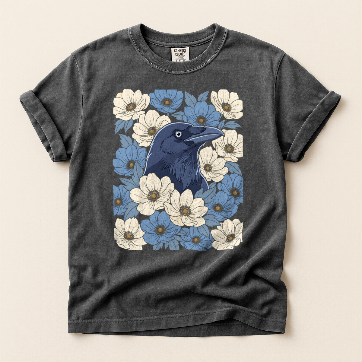 Crow Blue Blossoms - Pepper
