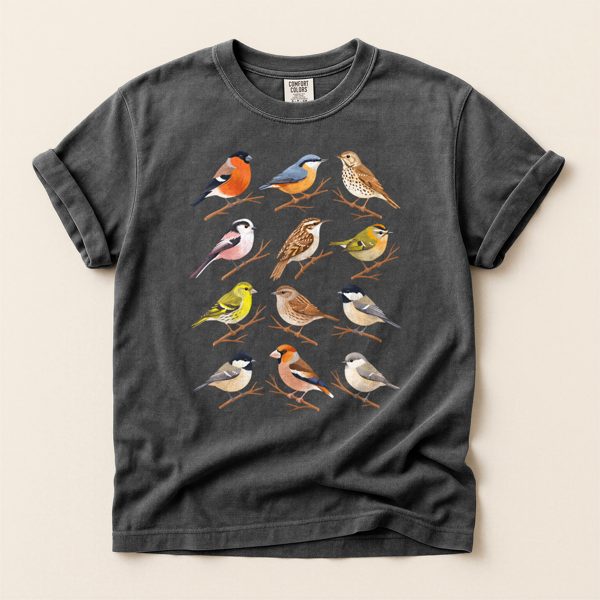 Small Bird Grid - Pepper
