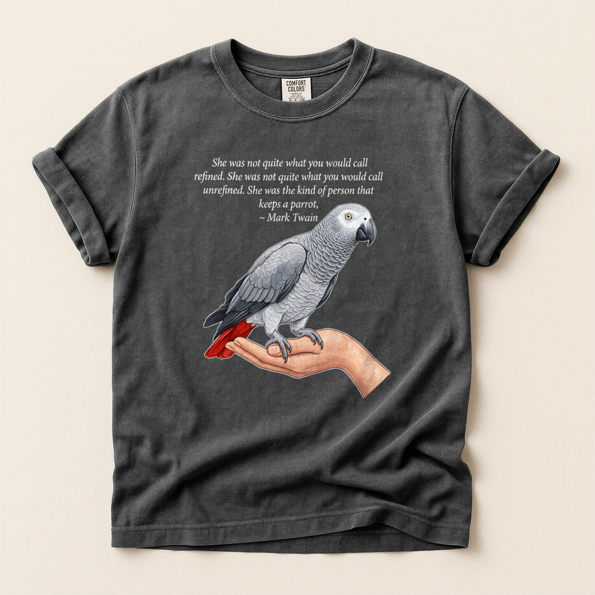 Grey Parrot Quote - Pepper