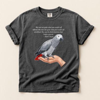 Grey Parrot Quote - Pepper