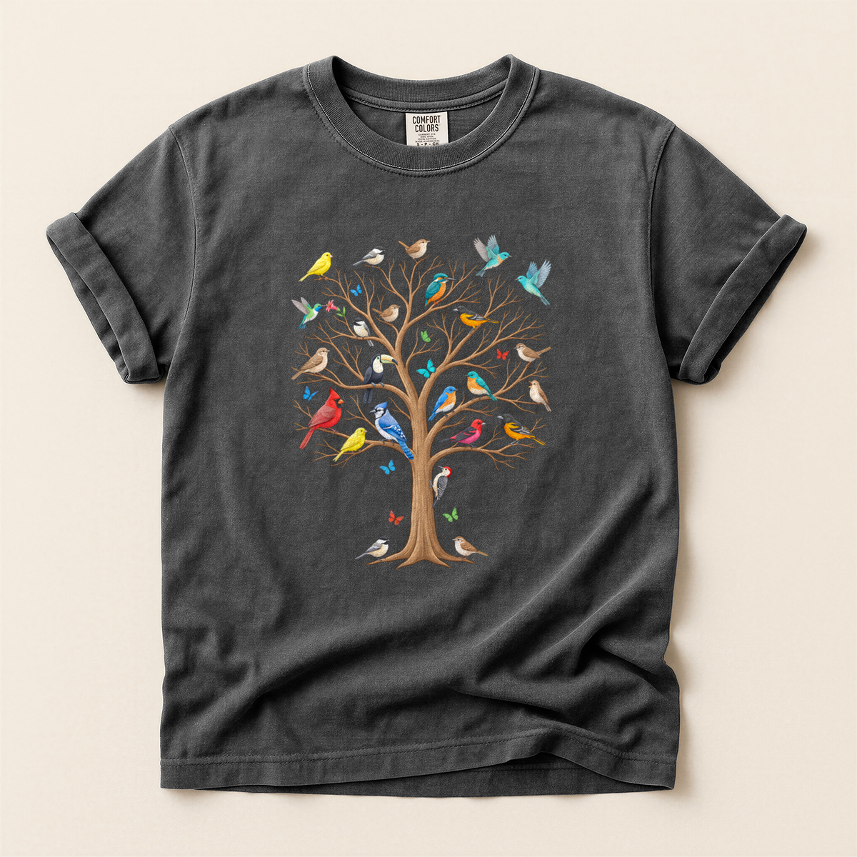 Bird Tree Seasons - Pepper