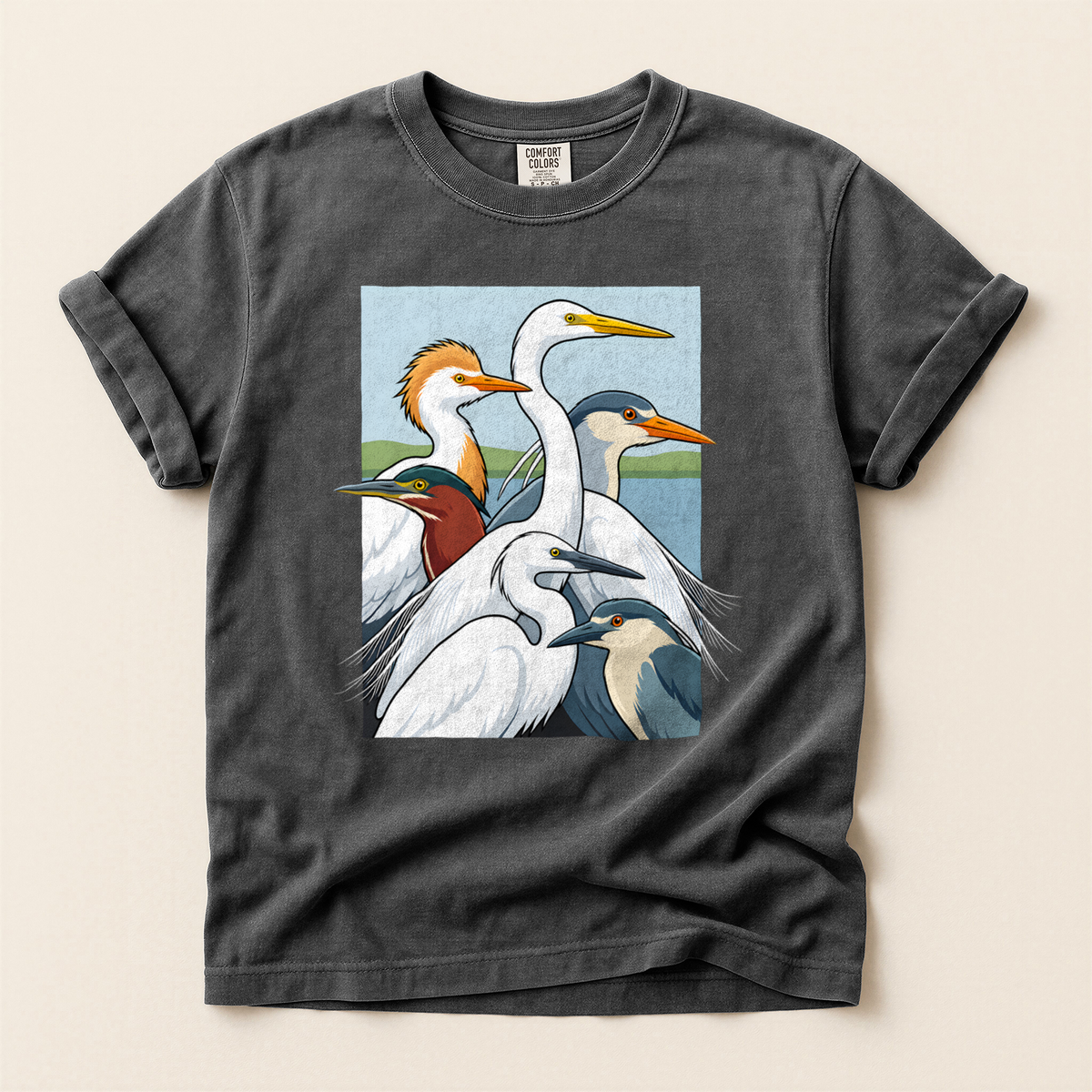 Heron Egret Stack - Pepper