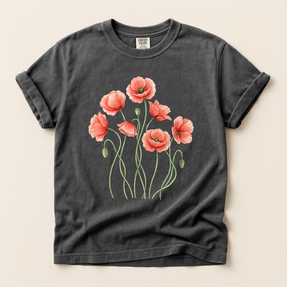 Red Poppies Bloom - Pepper