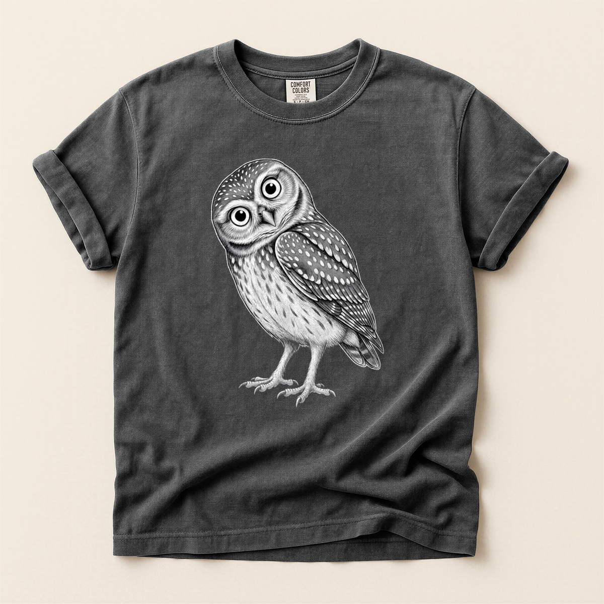 Little Owl Sketch - Pepper