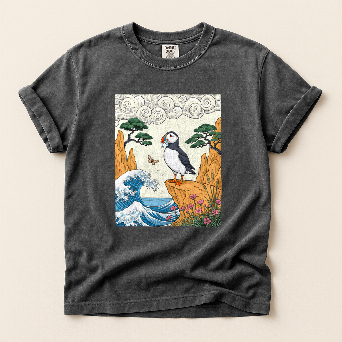 Puffin Great Wave - Pepper