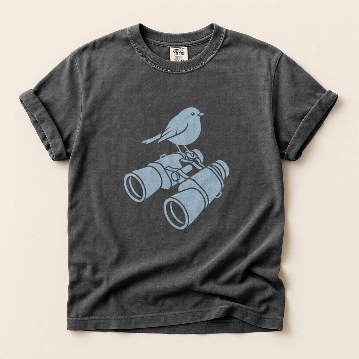 Bluebird On Binoculars - Pepper