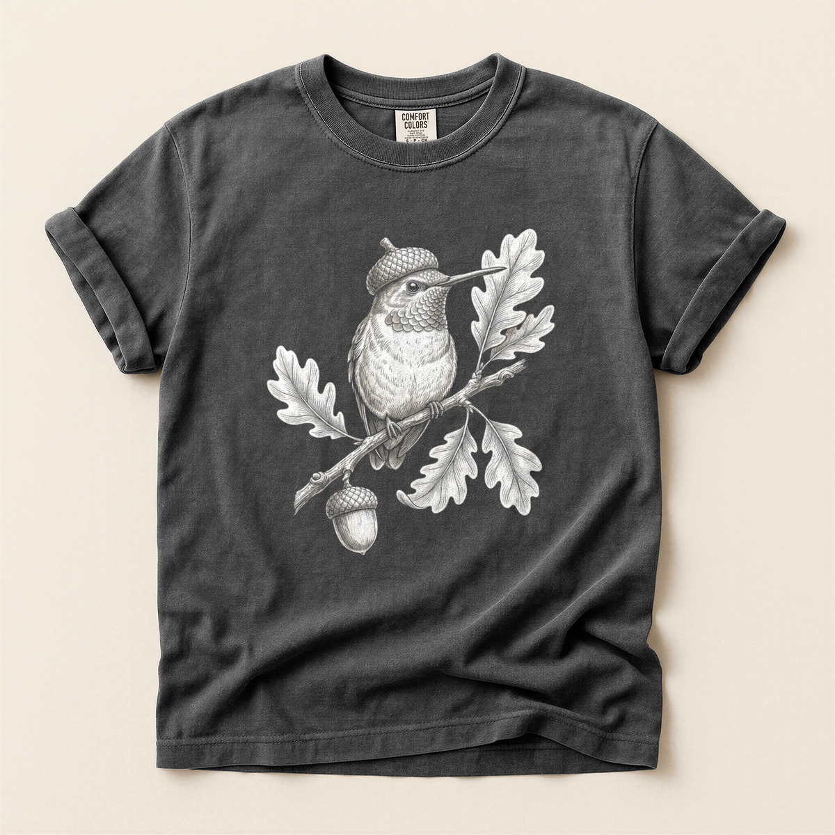 Hummingbird Oak Acorn - Pepper