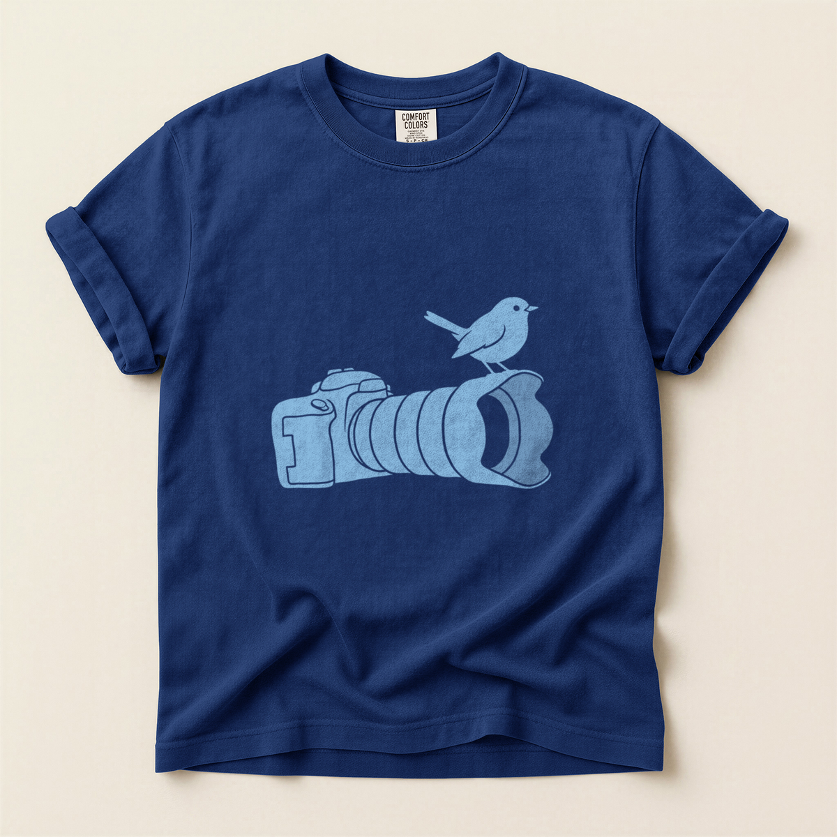 Camera Bird Silhouette - True Navy