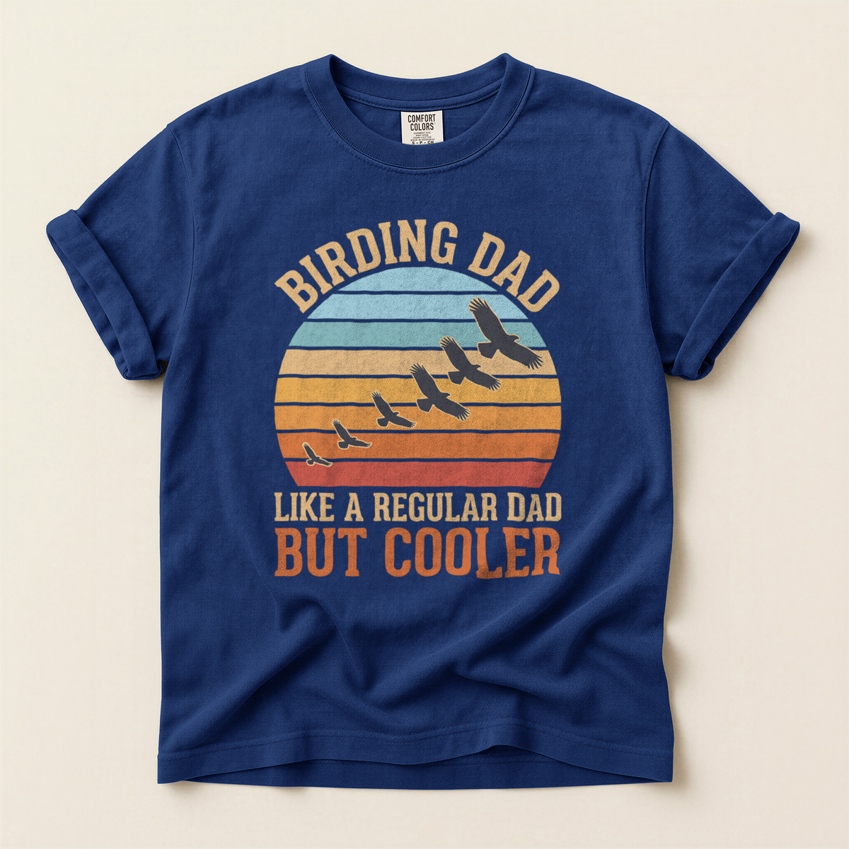 Birding Dad Cooler - True Navy