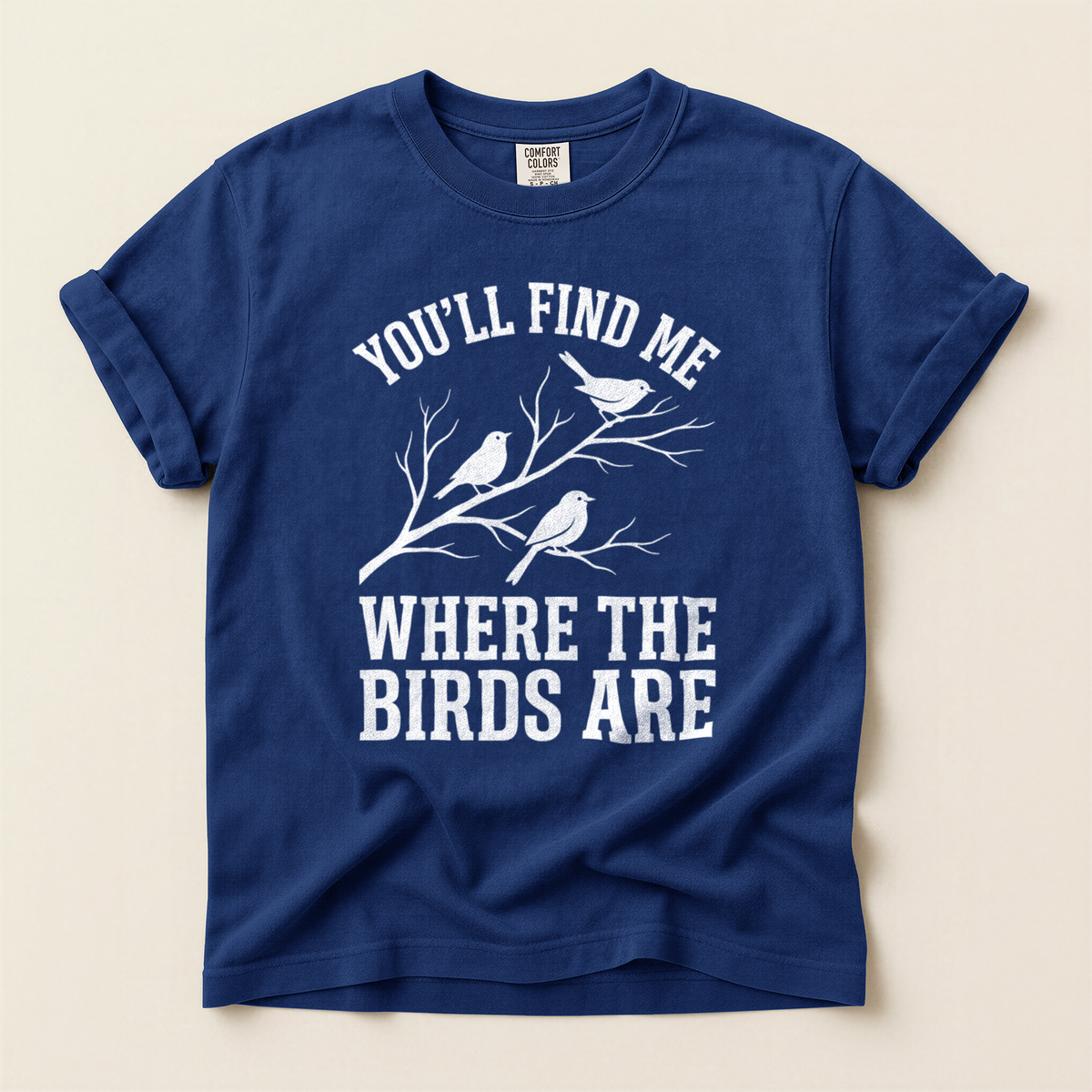Find Me Birds - True Navy