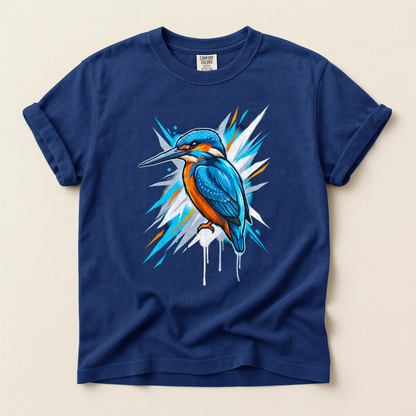 Kingfisher Street Art - True Navy