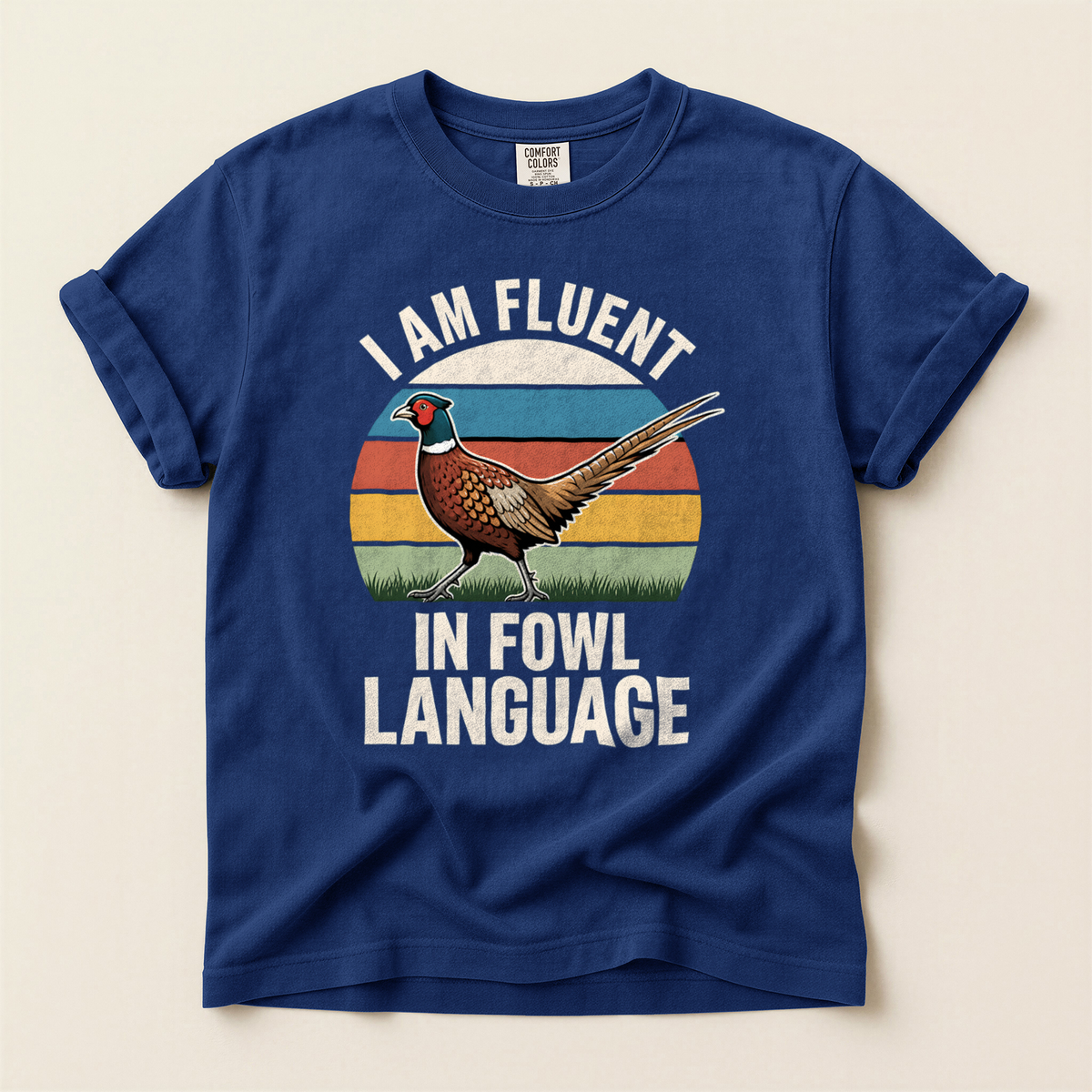 Fluent Fowl Language - True Navy