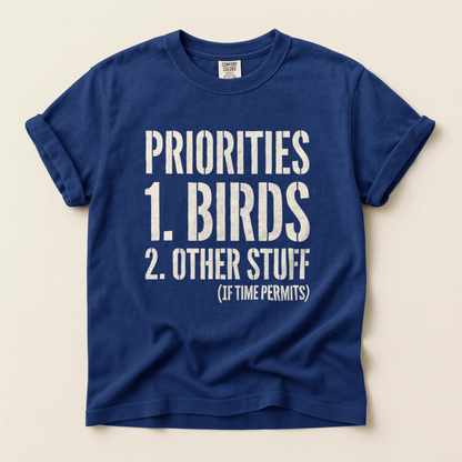 Priorities Birds First - True Navy