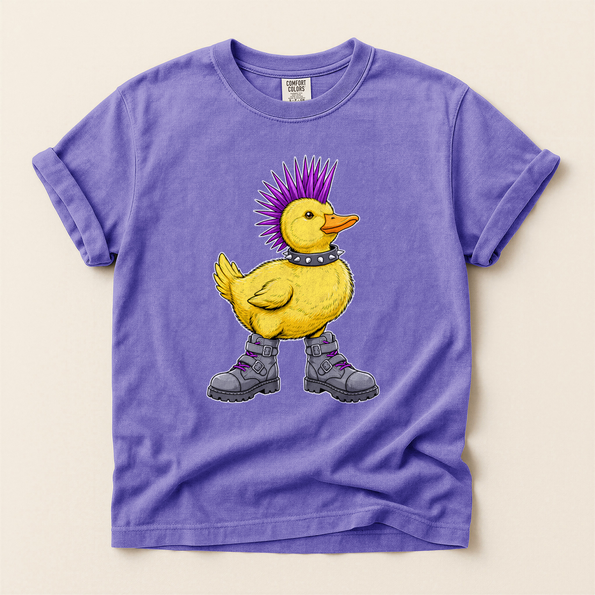 Punk Duckling Boots - Violet